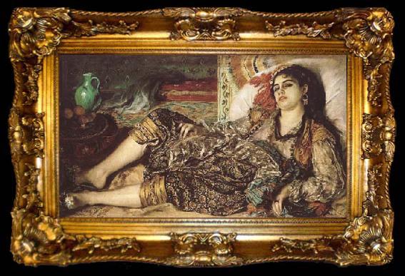 framed  Pierre-Auguste Renoir Femme d